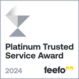 Feefo platinum logo 2024